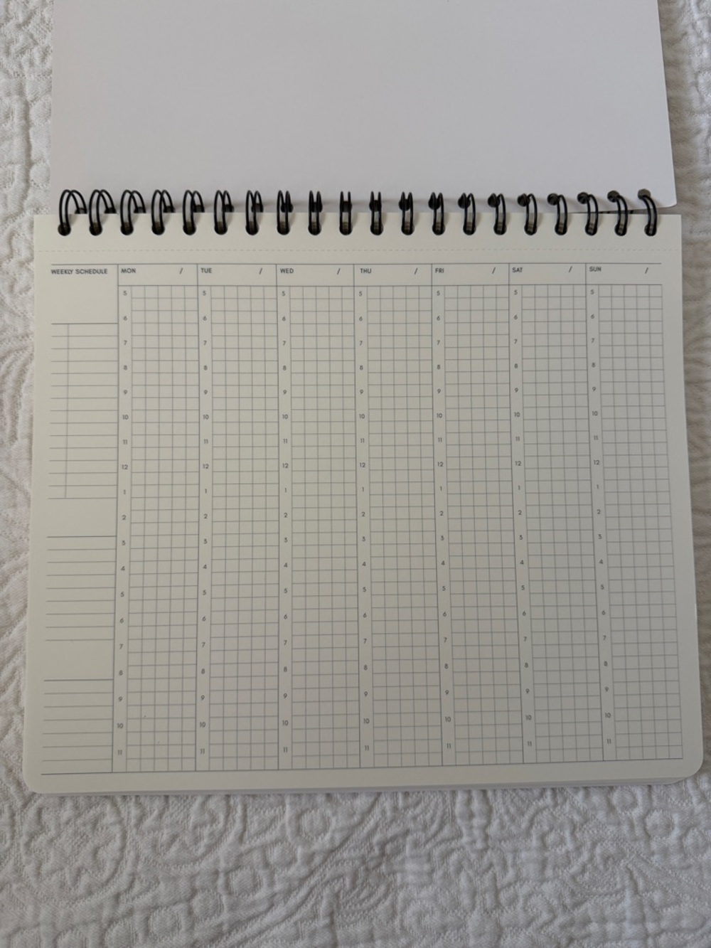 Cloth & Paper Time Block Notebook - Picture 3 of 5